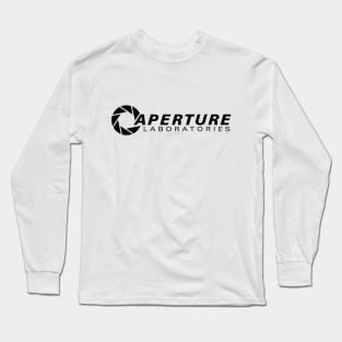 Aperture Laboratories - Black Long Sleeve T-Shirt